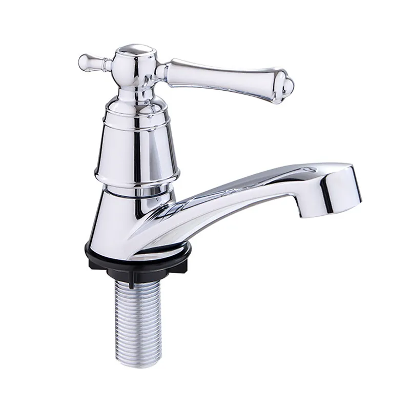 Plastic taps chrome single handle cold water plastic basin taps