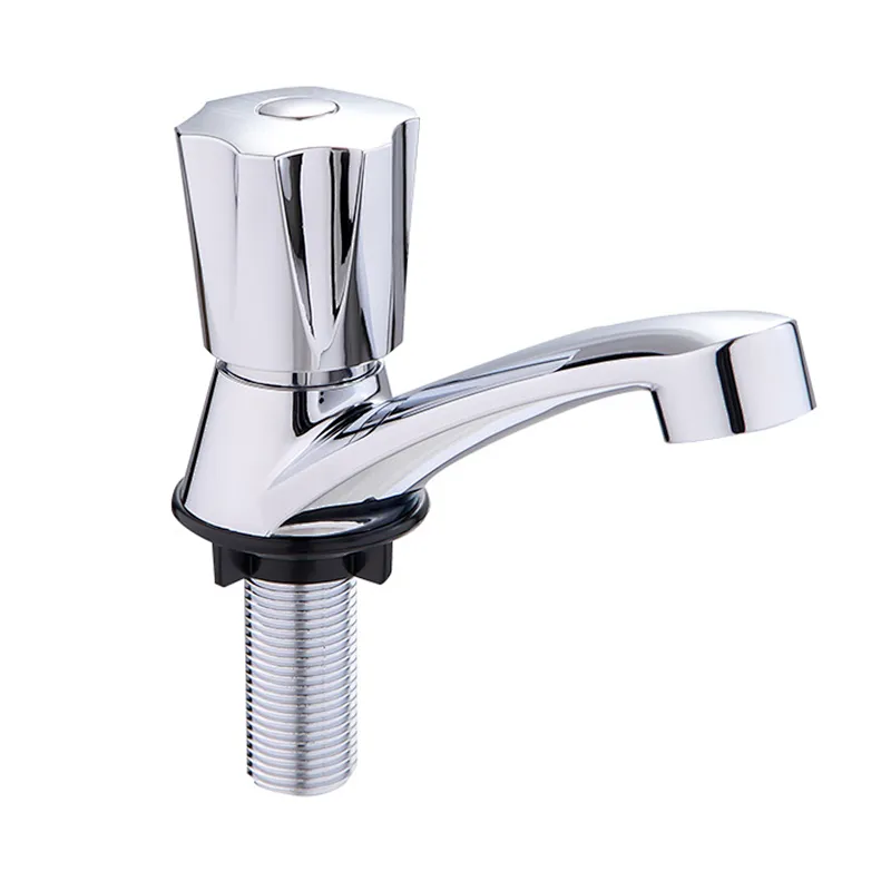 Plastic taps chrome single handle cold water plastic basin taps