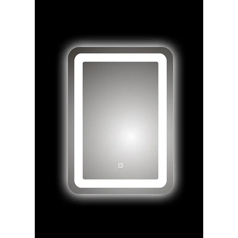 5mm square Sliver mirror LED light Mirror make up mirror