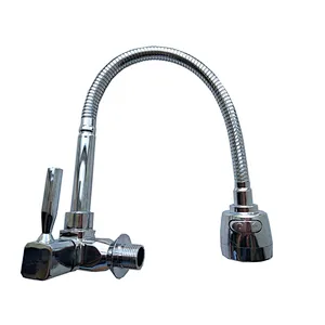 Kitchen faucets multi-directional pipe dual function single handle wall mounted cold water taps