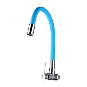 Kitchen faucets color outlet pipe single handle cold water taps