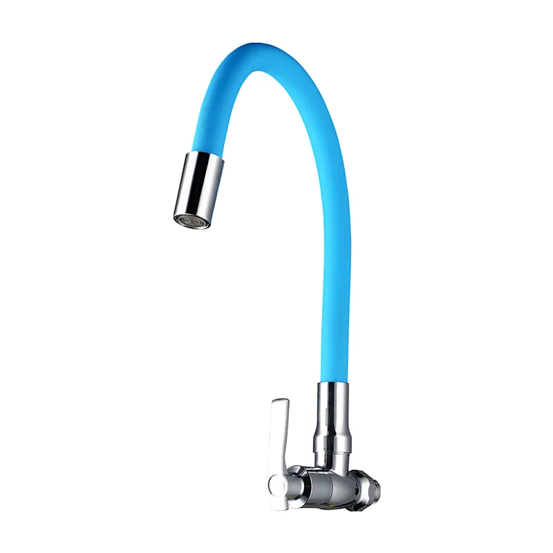 Kitchen faucets color outlet pipe single handle cold water taps