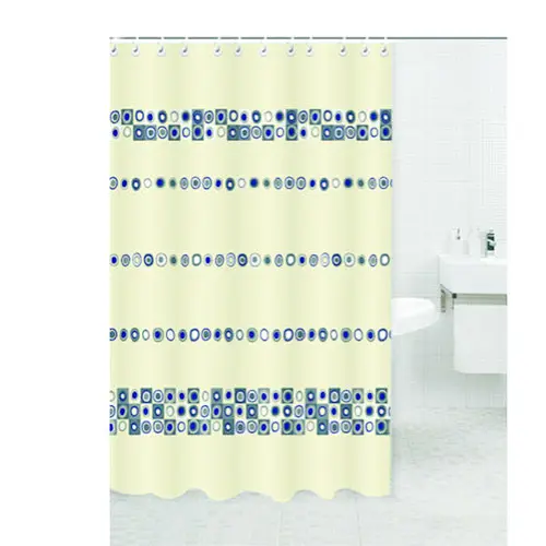 Shower Curtains light yellow +blue Modern Color Design Pure Feature shower Curtain