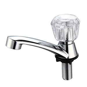 Plastic taps chrome single handle cold water plastic basin taps