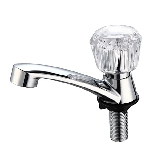 Plastic taps chrome single handle cold water plastic basin taps