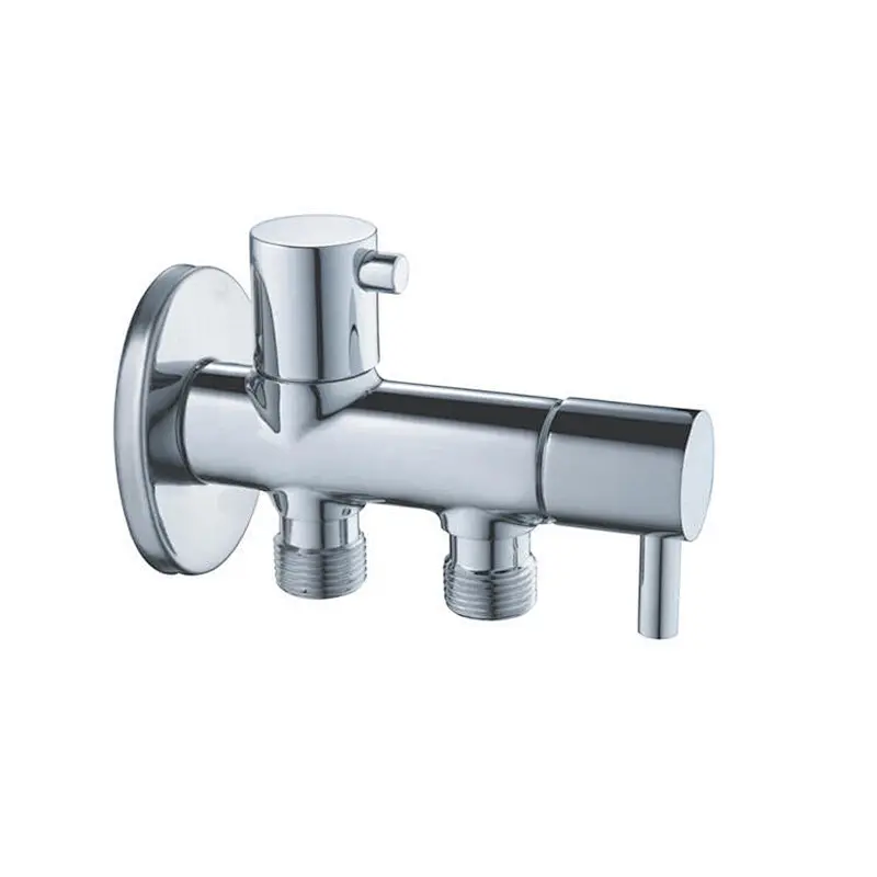 OEM /ODM Unique design water multi function brass two-way BRASS ANGLE VALVE
