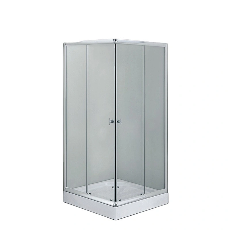 Shower Room Rectangle Shower Enclosures Tempered Glass Simple Shower Cabin