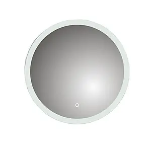 Round Bathroom 5mm Sliver mirror LED light Mirror