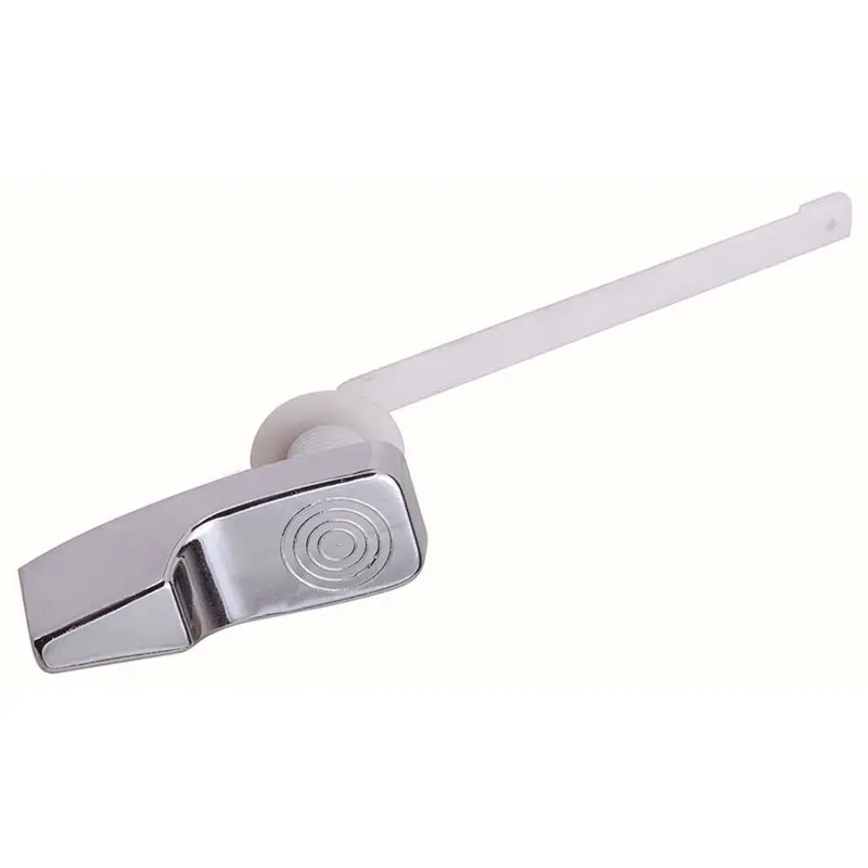 Toilet tank lever of Chrome plated ABS flush lever front-mount ceramic handle