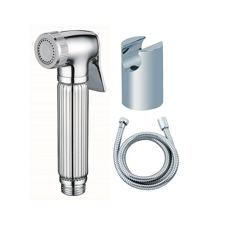 Brass bathroom bidet spray shattaf with faucet 3set shattaf with faucet 4set