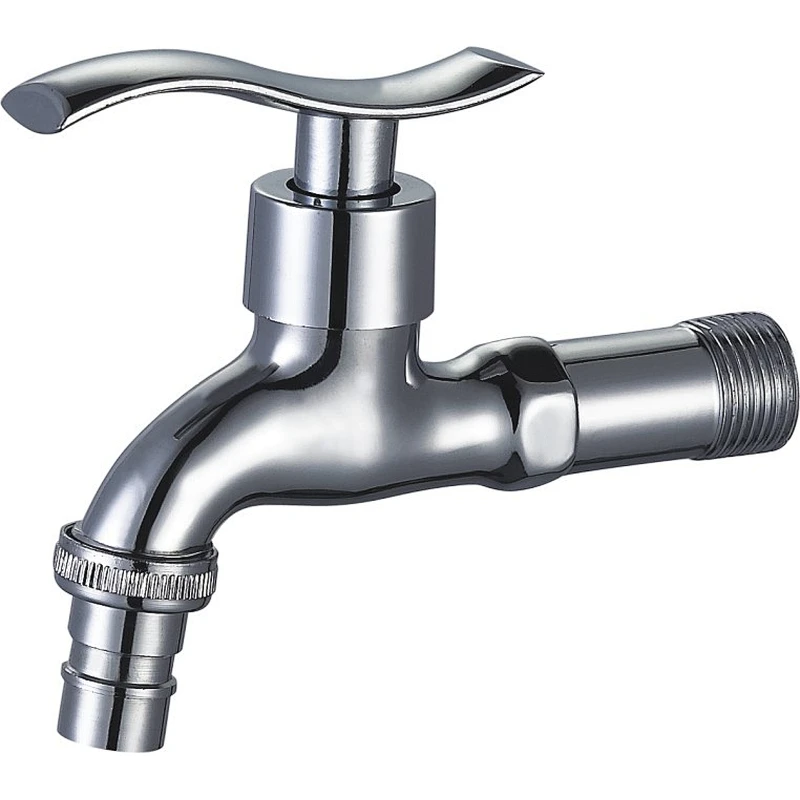 Cheap zinc alloy cold water tap wall mounted faucet garden bibcock washing machine tap