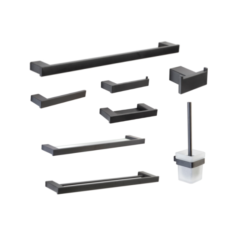STAINLESS STEEL TOILET BATHROOM ACCESSORY SET