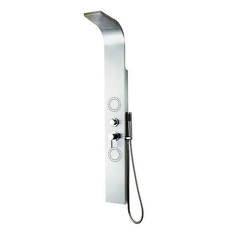 Kronnex new design Massage shower modern bathroom massage rainfall tower 304 stainless steel steam shower column panel