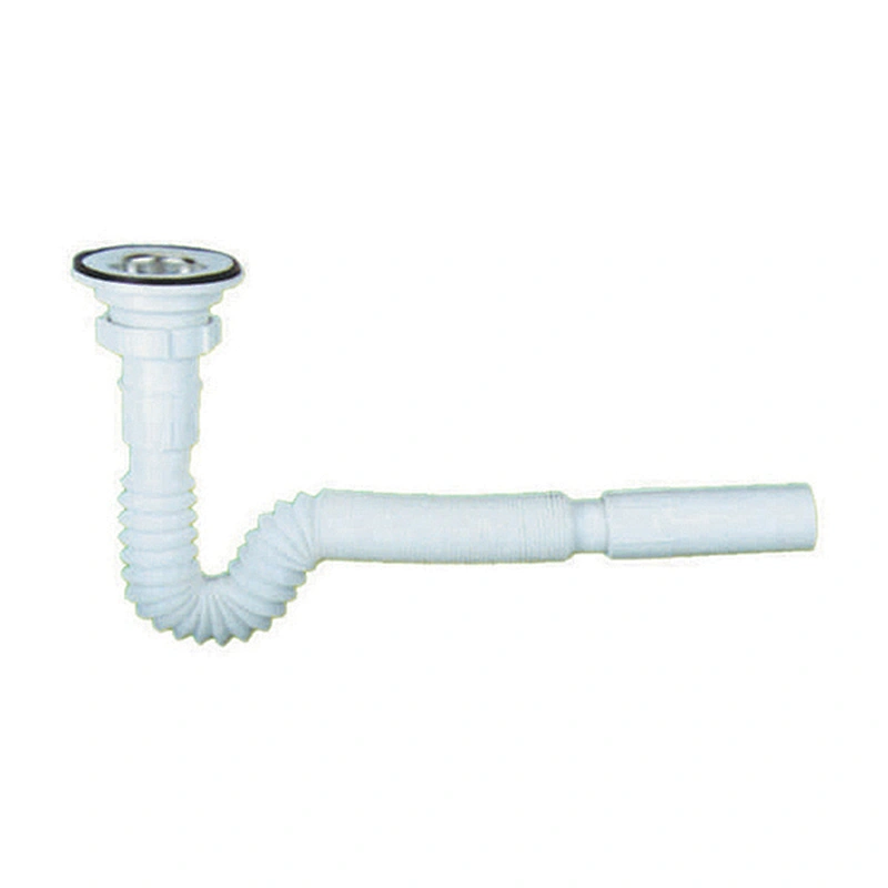 Bathroom Kitchen PVC 1-1/4 and 1-1/2 Flexibles Plastic Pipes Plastic Tube Plastic Hose with basin Sewer Head