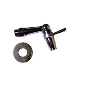 chrome plated low price brass bibcock faucet with handle