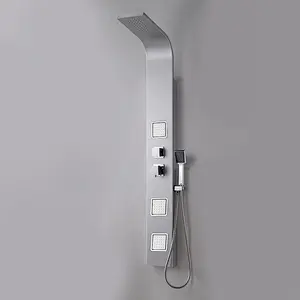 Rain Shower Head Bathroom Stainless Steel Wall Mounted waterfall Shower Panels