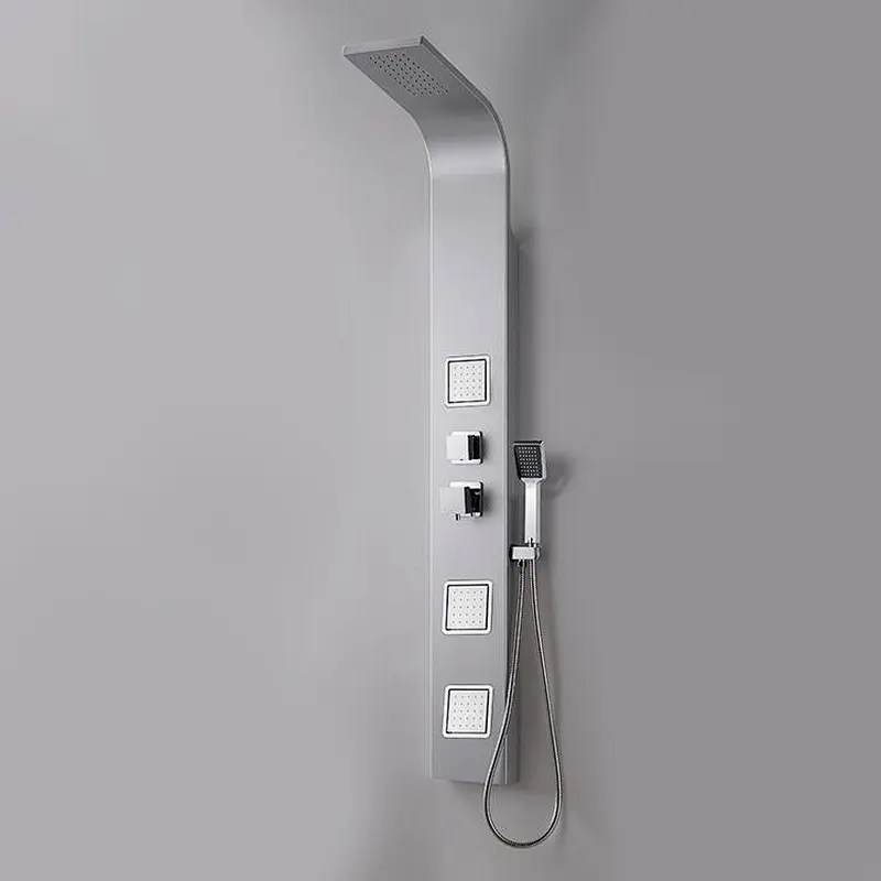 Rain Shower Head Bathroom Stainless Steel Wall Mounted waterfall Shower Panels