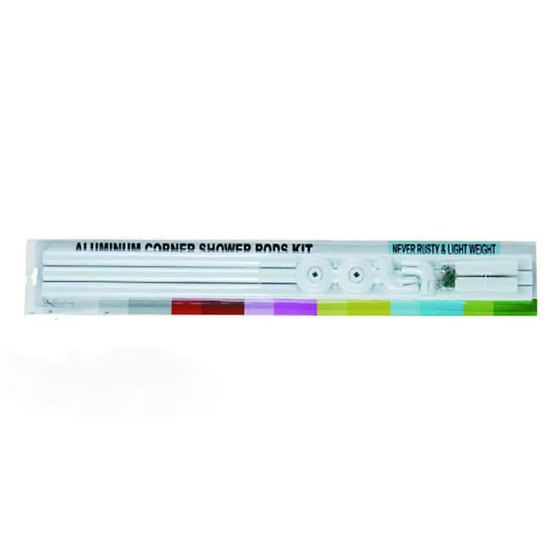 Aluminium PVC COated 25mm* 80cm*80cm*80cm Shower Curtain Rod