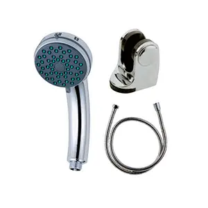 Bathroom 3pcs 1.5Mstainless steel hose wall bracket Rain shower hand shower set