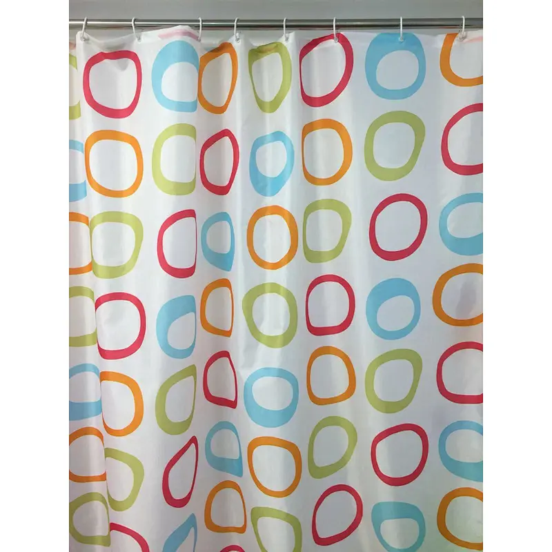 Wholesale Comfortable Bath Polyester Waterproof Bathroom Shower Curtain