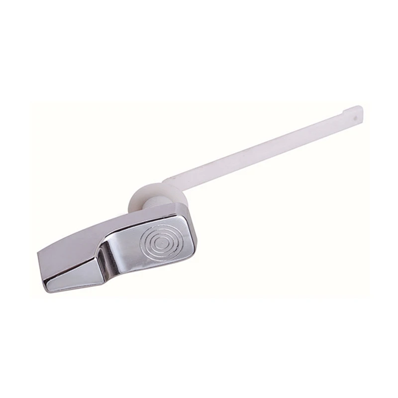 Toilet tank lever of Chrome plated ABS flush lever front-mount ceramic handle