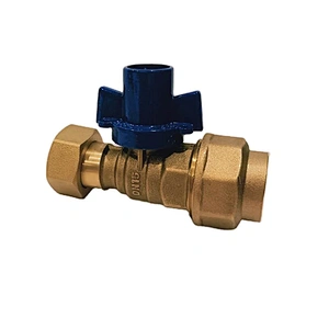 Standard Water Gas Medium pressure Nickel Plated brass threaded heat resistant rub ball valve with AL HANDLE