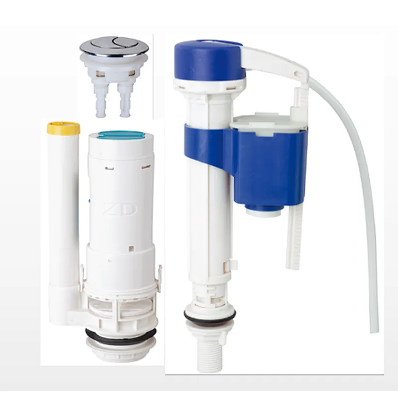 Sanitary plastic toilet water tank toilet water cistern flush tank fittings Flush valve