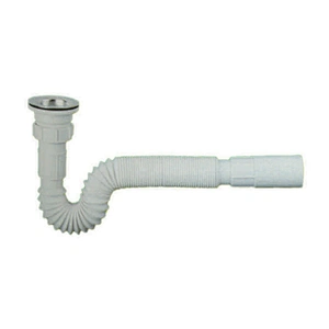 Bathroom Kitchen PVC 1-1/4 and 1-1/2 Flexibles Plastic Pipes Plastic Tube Plastic Hose with basin Sewer Head