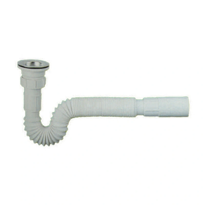 Bathroom Kitchen PVC 1-1/4 and 1-1/2 Flexibles Plastic Pipes Plastic Tube Plastic Hose with basin Sewer Head