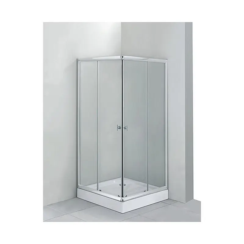 Shower Room Rectangle Shower Enclosures Tempered Glass Simple Shower Cabin