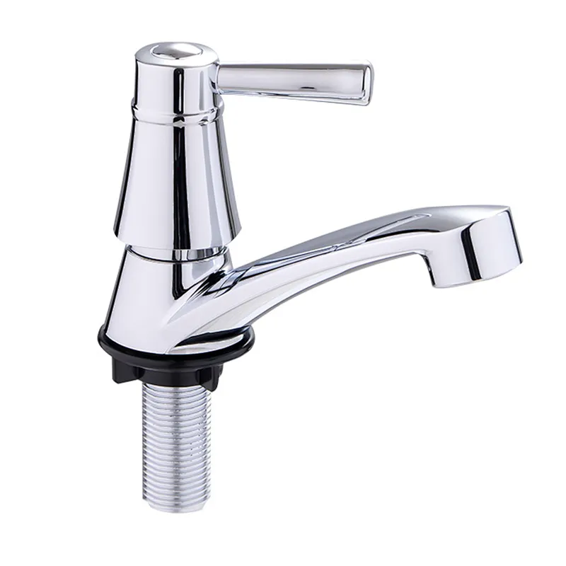Plastic taps chrome single handle cold water plastic basin taps
