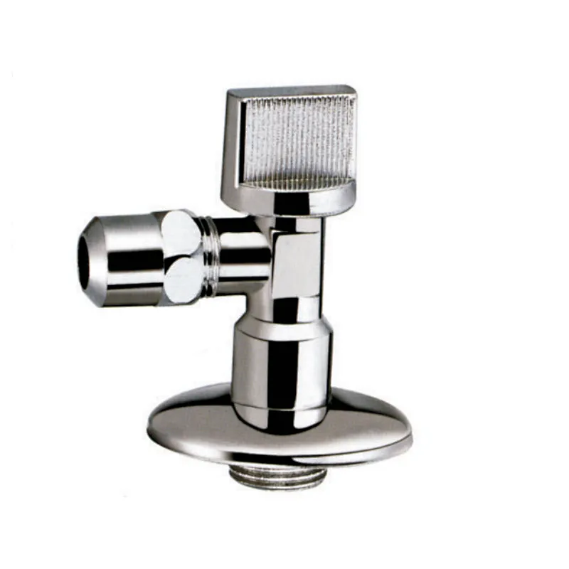 high quality low price bathroom sanitary compression end brass angle stop valve with swivel connection