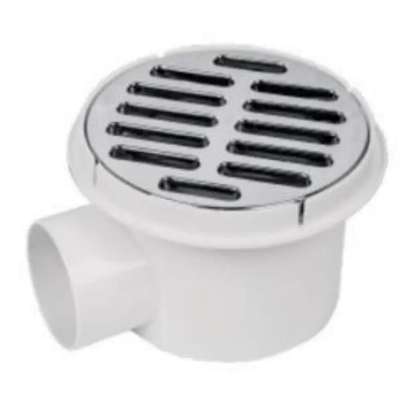 L type round dish shower tray waste drainer