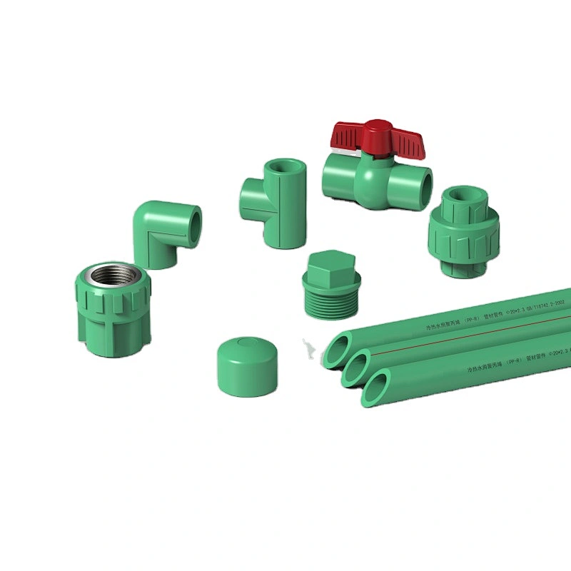 Full Size PPR fittings PPR Union Combination Pipe Accessories All Types Of IRRAGATION PPR Pipe Fittings