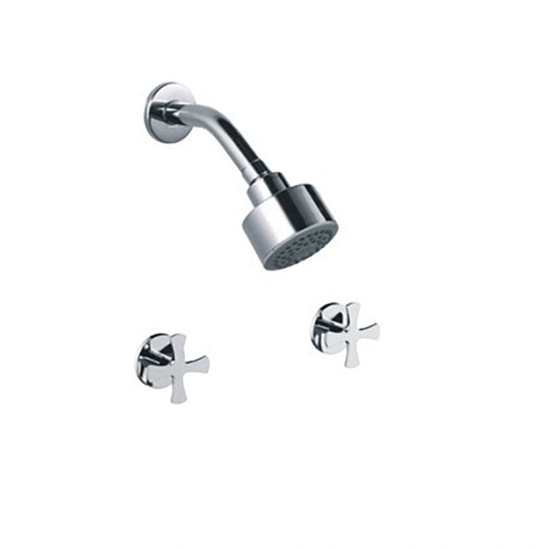 Wall Mounted Dual Handles Water Mixer Faucet bath or shower Mixer Brass or zinc faucets bathroom faucets