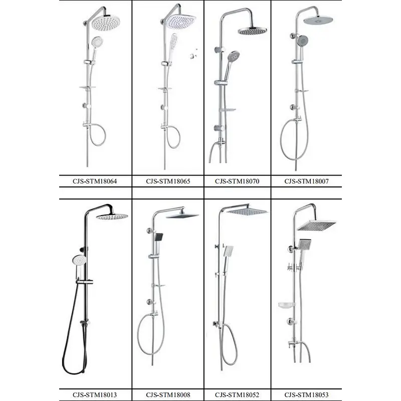 apartment bathroom complete color boxes packing shower set