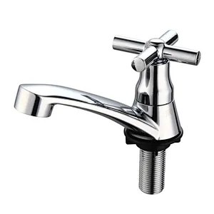 Plastic taps chrome single handle cold water plastic basin taps