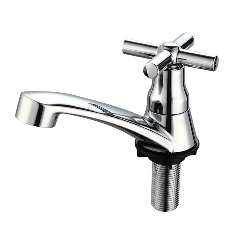 Plastic taps chrome single handle cold water plastic basin taps
