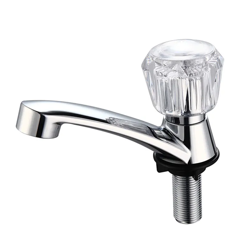 Plastic taps chrome single handle cold water plastic basin taps