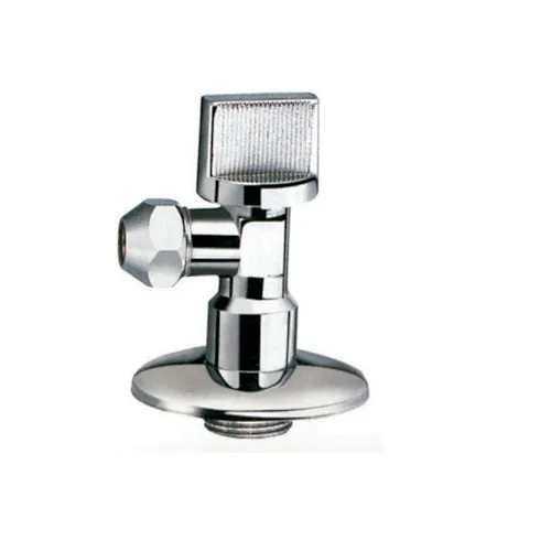 high quality low price bathroom sanitary compression end brass angle stop valve with swivel connection