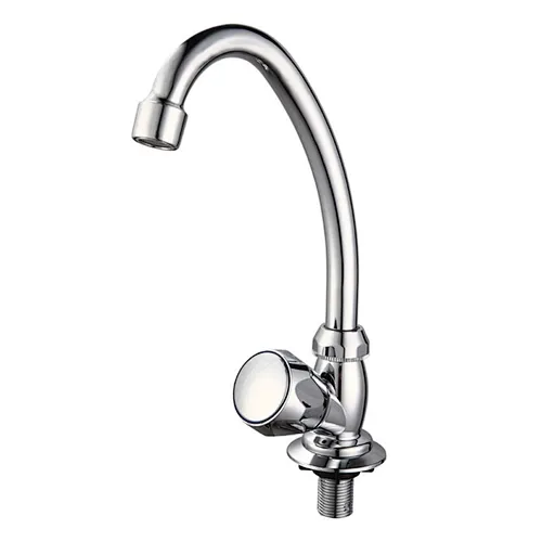 Plastic chrome kitchen faucets single handle cold water taps