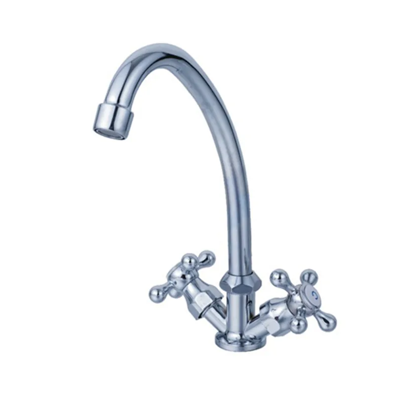 ZINC DUAL HANDLE KITCHEN FAUCET