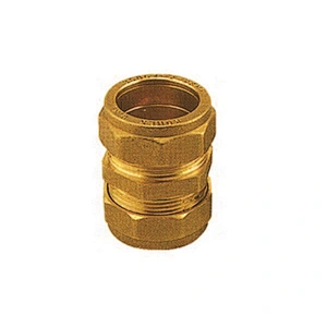 BSP BRASS COMPRESSION ADAPTTOR WITH BRASS RING