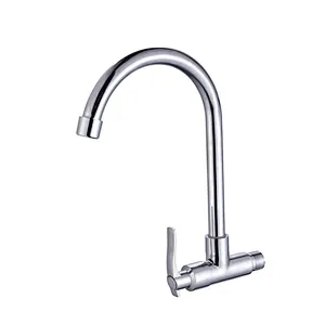 ZINC SINGLE COLD WATER WALL MOUNTED KITCHEN TAP