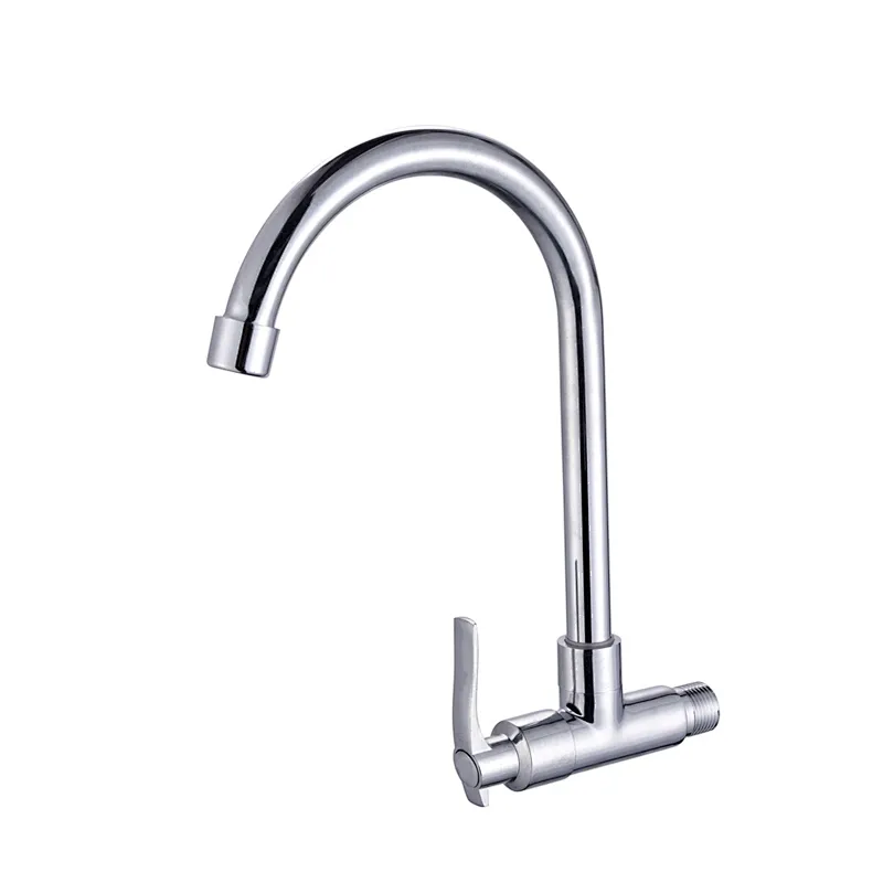 ZINC SINGLE COLD WATER WALL MOUNTED KITCHEN TAP