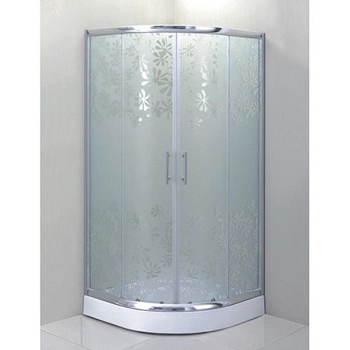 Shower Room Rectangle Shower Enclosures Tempered Glass Simple Shower Cabin