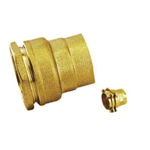 BRASS COMPRESSION ADAPTTOR FOR PE PIPE