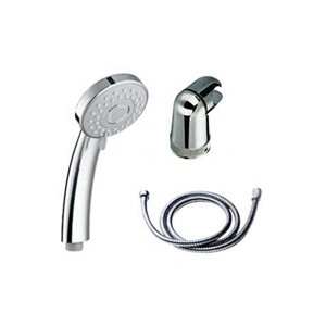 bath 3pcs stainless steel hose wall bracket hand shower set