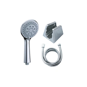 bath 3pcs stainless steel hose wall bracket hand shower set