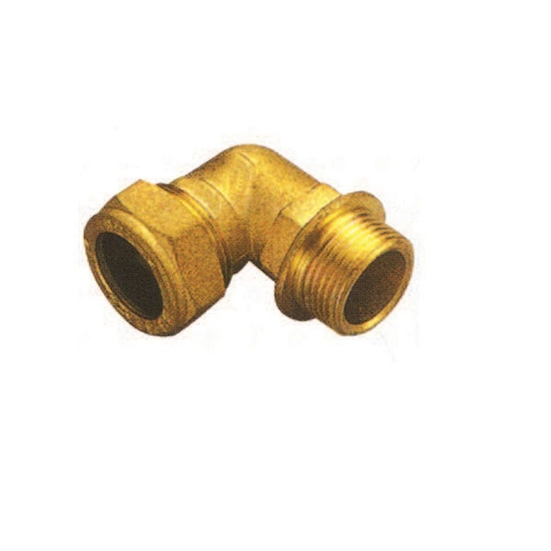 BSP BRASS COMPRESSION ADAPTTOR WITH BRASS RING